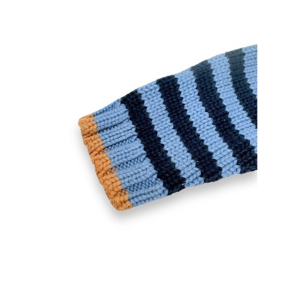 Standard Blues 24 months Baby Boy Cotton Dog Sweater Blue and Brown - Picture 5 of 8